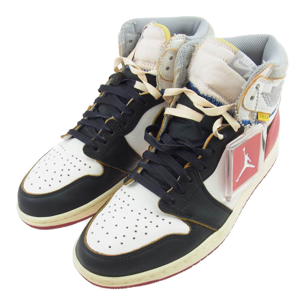 NIKE ナイキ BV1300-106 AIR JORDAN 1 UNION ユニオン RETRO HI NRG エアジョーダン レトロ ハイ スニーカー  ホワイト系 27.5cm【中古】