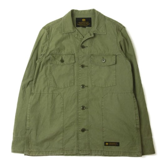 NEIGHBORHOOD ネイバーフッド 17SS 171SPNH-SHM01 BDU C-SHIRT LS ミリタリー シャツ ジャケット カーキ系 M【中古】