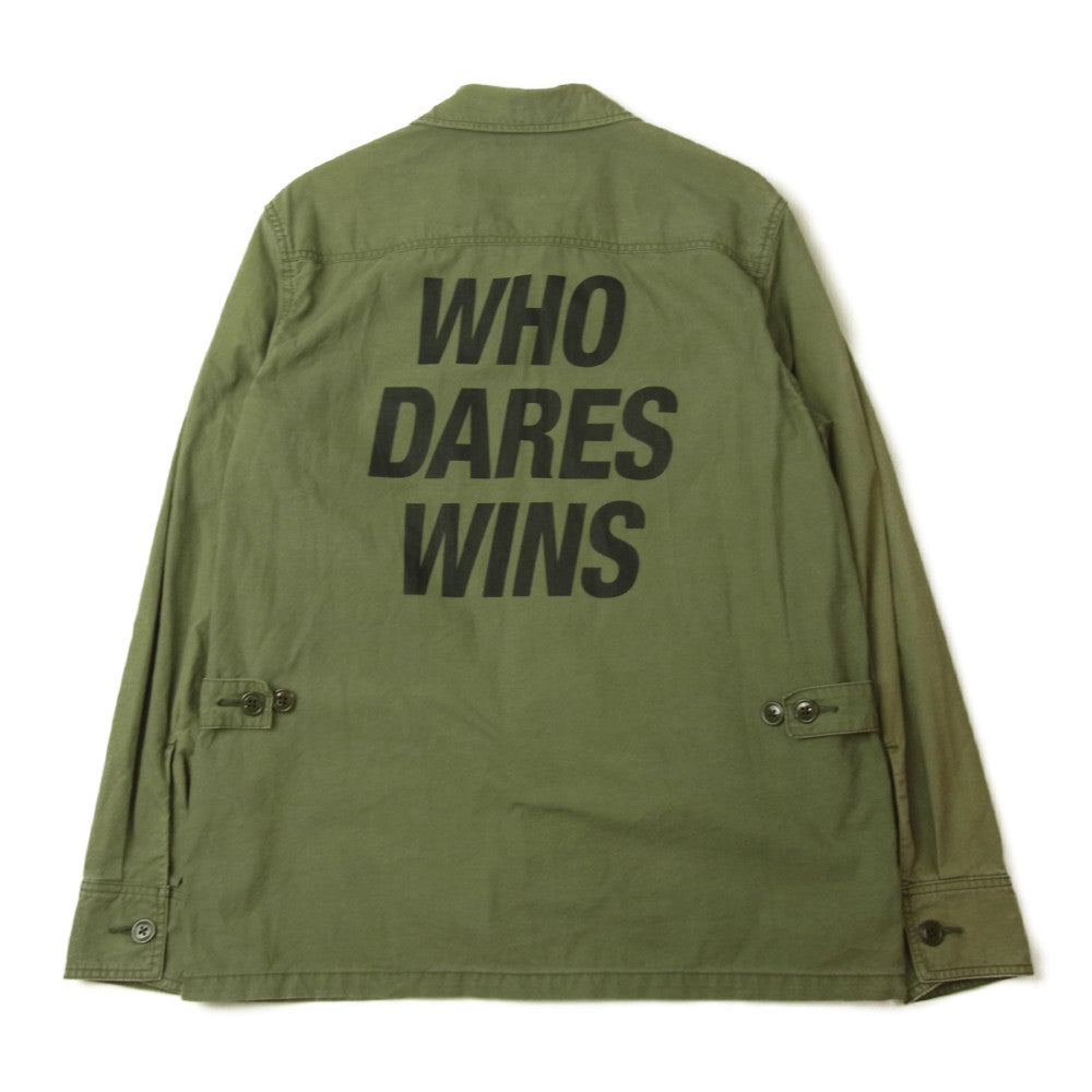 NEIGHBORHOOD ネイバーフッド 17SS 171SPNH-SHM01 BDU C-SHIRT LS ミリタリー シャツ ジャケット カーキ系 M【中古】
