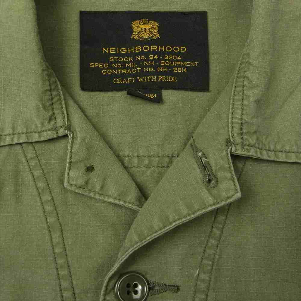 NEIGHBORHOOD ネイバーフッド 17SS 171SPNH-SHM01 BDU C-SHIRT LS ミリタリー シャツ ジャケット カーキ系 M【中古】