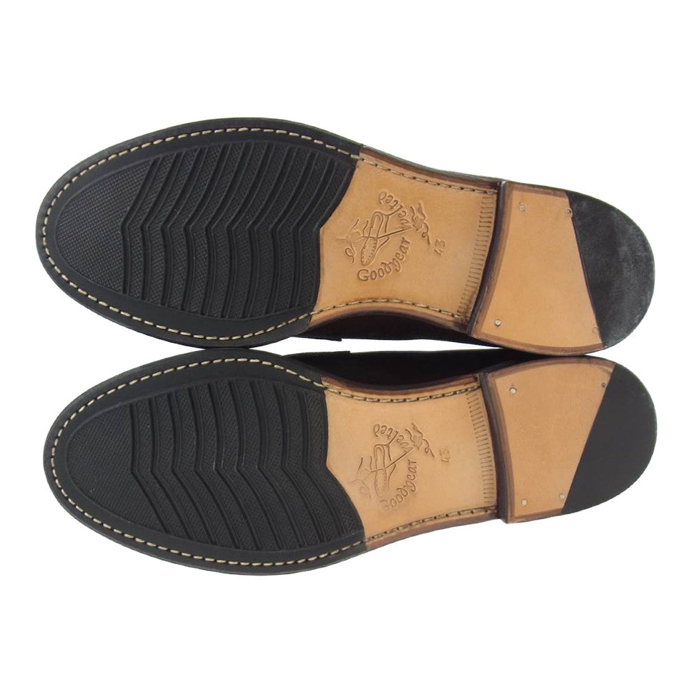 JALAN SRIWIJAYA ジャランスリウァヤ 98998 green label rel relaxing 別注 スエード コイン ローファー ブラウン系 43【新古品】【未使用】【中古】