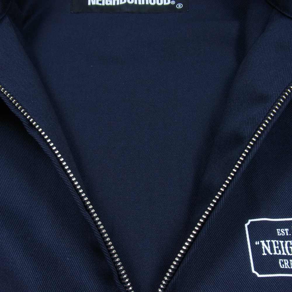 NEIGHBORHOOD ネイバーフッド 211TSNH-JKM03 EC-JKT ワッペン ジップ スウィングトップ ジャケット ダークネイビー系 M【中古】