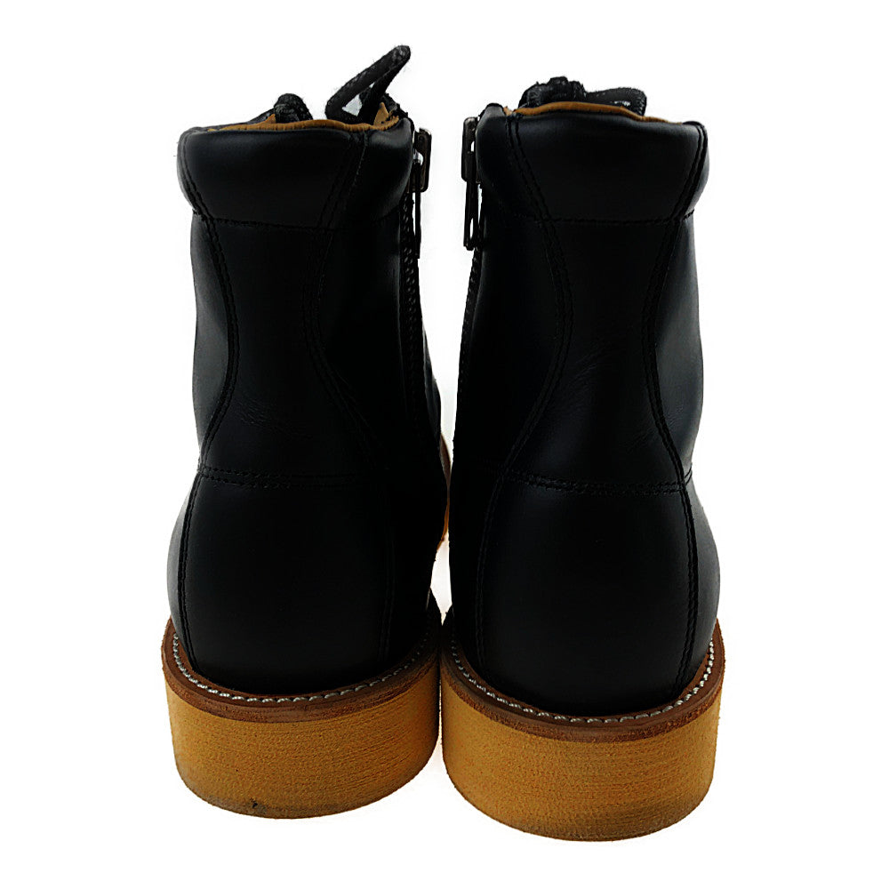 スローウェアライオン 8593CA サイドジップ ブーツ ブラック系 US9【美品】【中古】