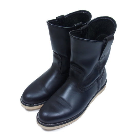 RED WING レッドウィング 8169 Pecos Boots ペコスブーツ USA製 ブラック系 8.5E【中古】