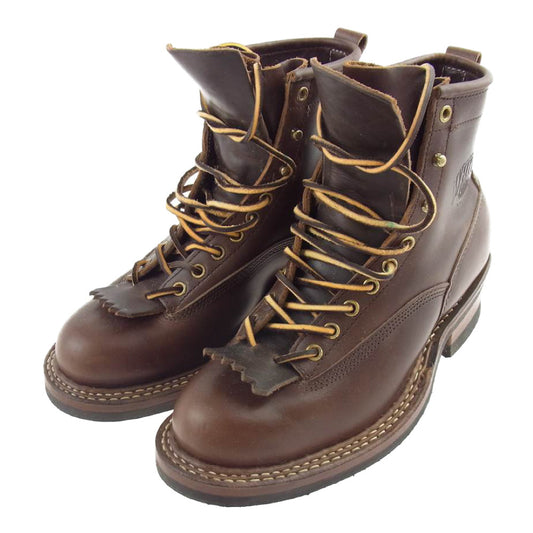 WHITE'S BOOTS ホワイツブーツ 350LTT-C スモークジャンパー ファーマーランチャー ブラウン系 US8【美品】【中古】