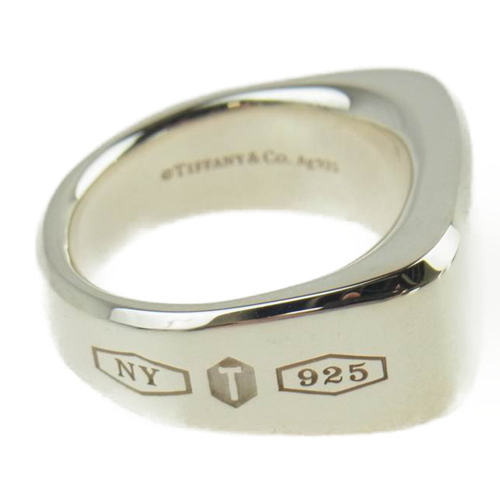 TIFFANY&Co. ティファニー 1837 メイカーズ シグネット 印台 リング シルバー系【中古】