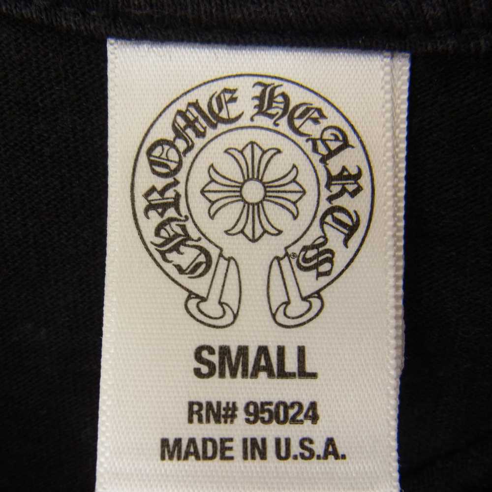 CHROME HEARTS クロムハーツ（原本無） ホースシュープリント ポケット付き 半袖 Tシャツ ブラック系 S【中古】