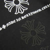 CHROME HEARTS クロムハーツ（原本無） ホースシュープリント ポケット付き 半袖 Tシャツ ブラック系 S【中古】
