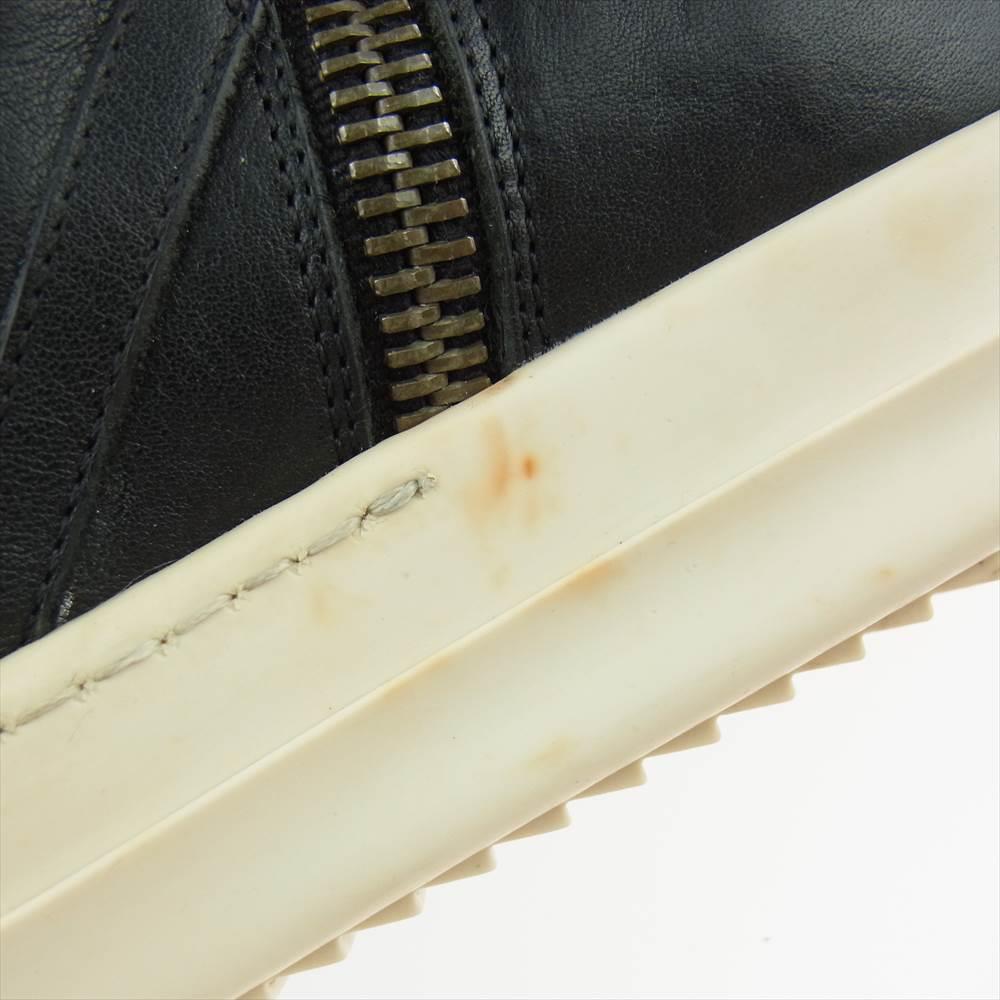 CHROME HEARTS クロムハーツ（原本無） 32172 RICK OWENS リックオウエンス CHクロス ジオバスケット レザー ハイカット ブラック系 シルバー系 38【中古】