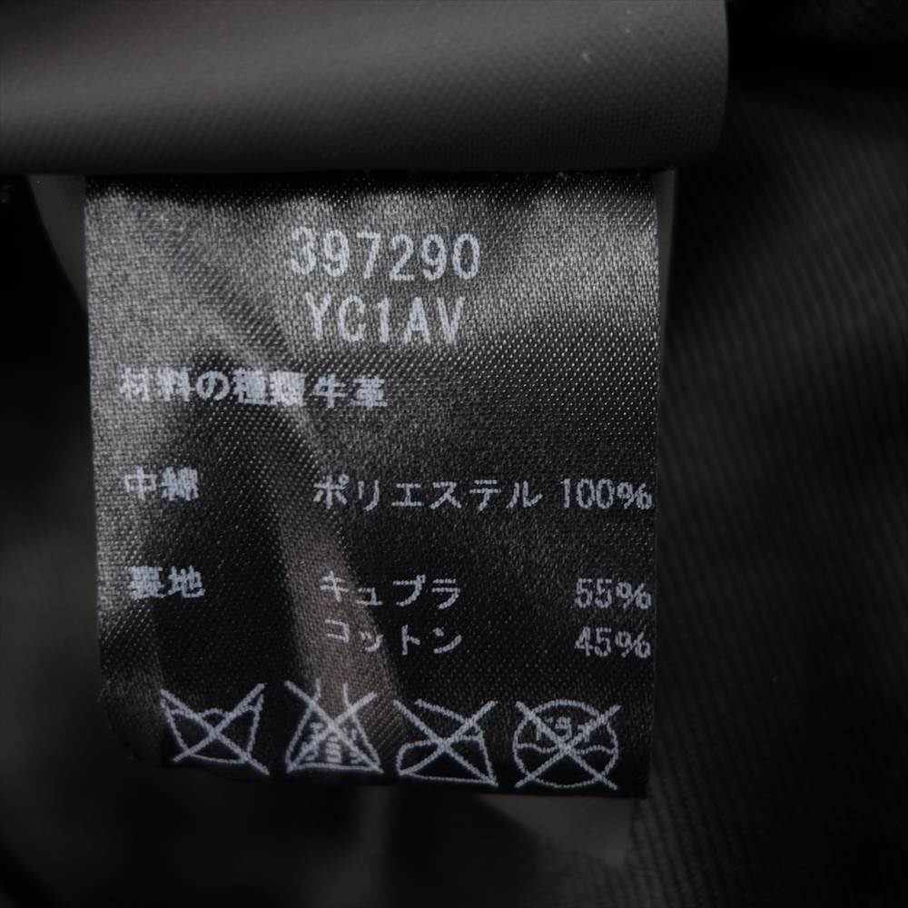 SAINT LAURENT サンローラン 国内正規品 16AW エディ期 397290 YC1AV レザー クラシックモーターサイクル ダブルライダース ジャケット ブラック系 46【中古】