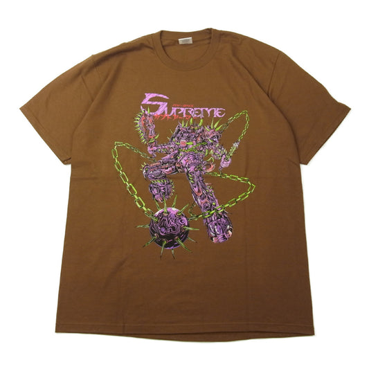 Supreme シュプリーム 21AW Spike Tee スパイク 半袖 Tシャツ ブラウン系 M【新古品】【未使用】【中古】