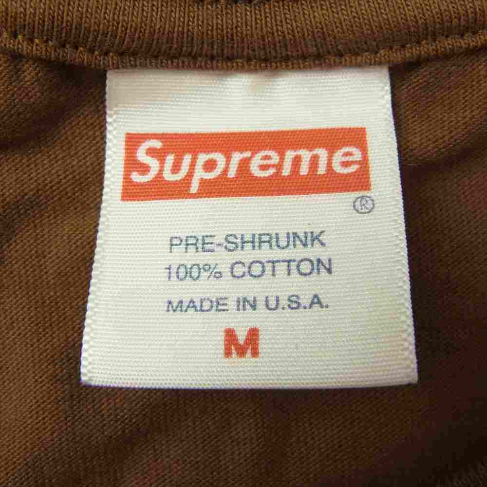 Supreme シュプリーム 21AW Spike Tee スパイク 半袖 Tシャツ ブラウン系 M【新古品】【未使用】【中古】