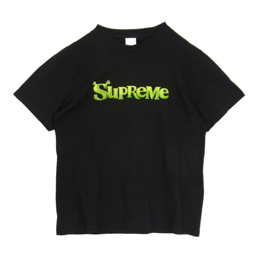 Supreme シュプリーム 21AW Shrek Tee シュレック 半袖 Tシャツ ブラック系 S【中古】