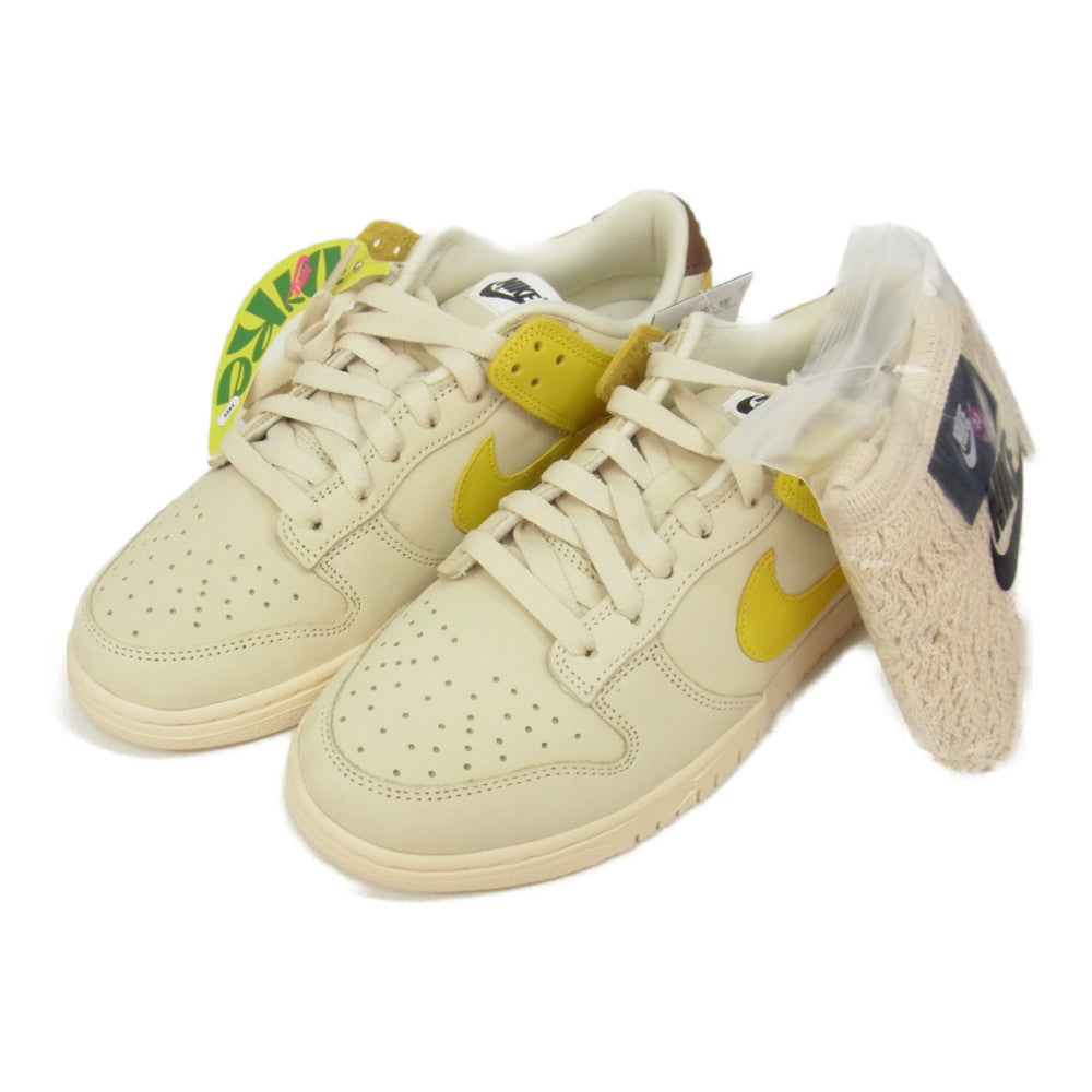 NIKE ナイキ DR5487-100 WMNS Dunk Low Banana ダンクロー バナナ イエロー系 27cm【新古品】【未使用】【中古】