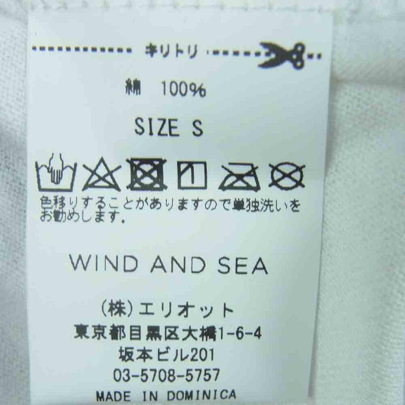 WIND AND SEA ウィンダンシー WDS-20A-CS-08 PHOTO T-SHIRT 半袖 Tシャツ ホワイト系 S【新古品】【未使用】【中古】