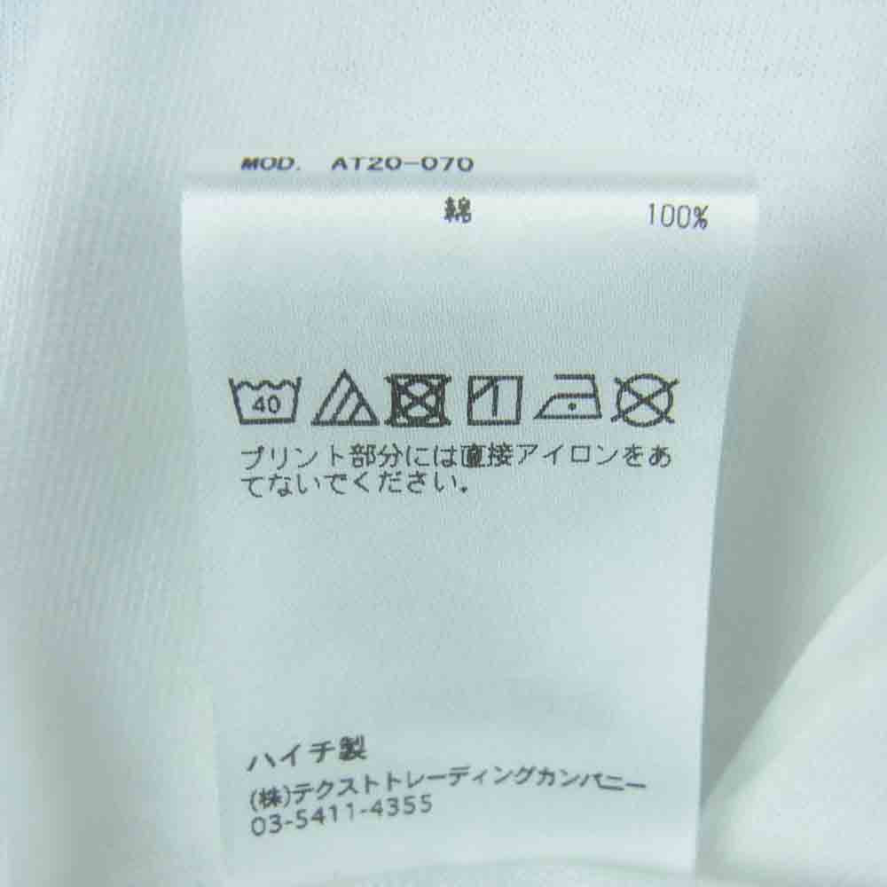 WIND AND SEA ウィンダンシー AT20-070 atmos TRIANGLE LOGO TEE アトモス トライアングル ロゴ 半袖 Tシャツ ホワイト系 M【新古品】【未使用】【中古】