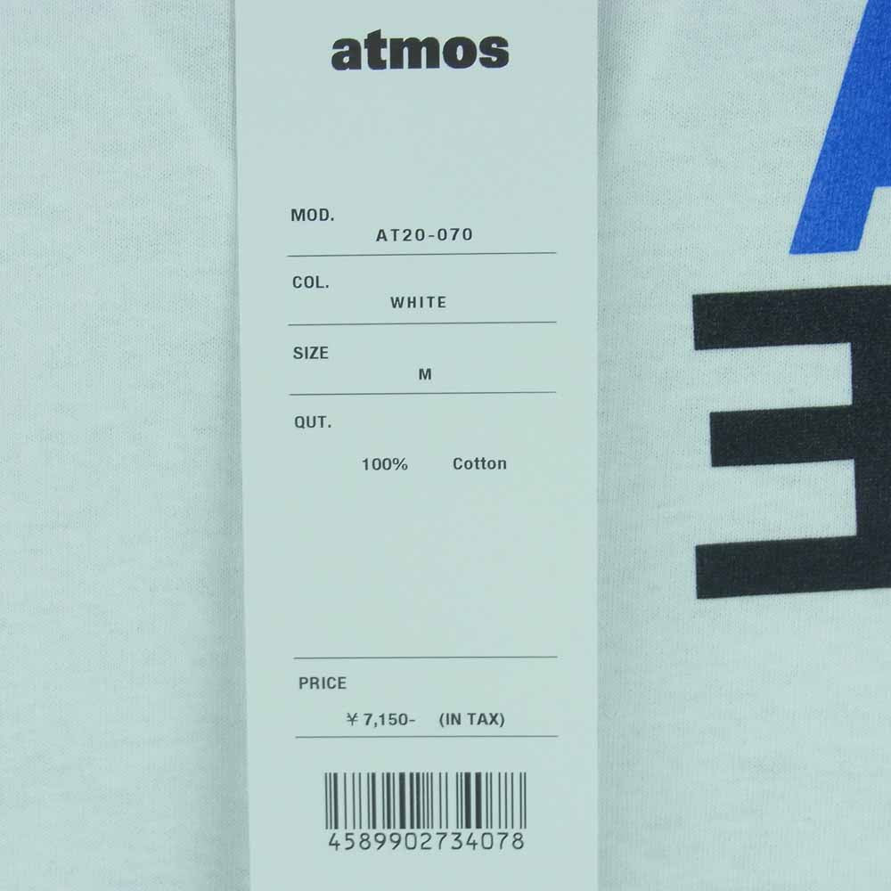 WIND AND SEA ウィンダンシー AT20-070 atmos TRIANGLE LOGO TEE アトモス トライアングル ロゴ 半袖 Tシャツ ホワイト系 M【新古品】【未使用】【中古】