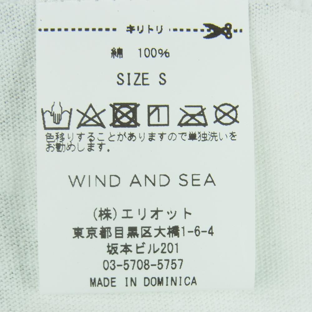 WIND AND SEA ウィンダンシー WDS-20A-CS-06 PHOTO T-SHIRT 半袖 Tシャツ ホワイト系 S【新古品】【未使用】【中古】