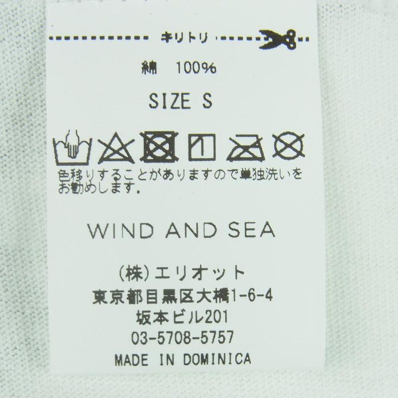 WIND AND SEA ウィンダンシー WDS-20A-CS-06 PHOTO T-SHIRT 半袖 Tシャツ ホワイト系 S【新古品】【未使用】【中古】