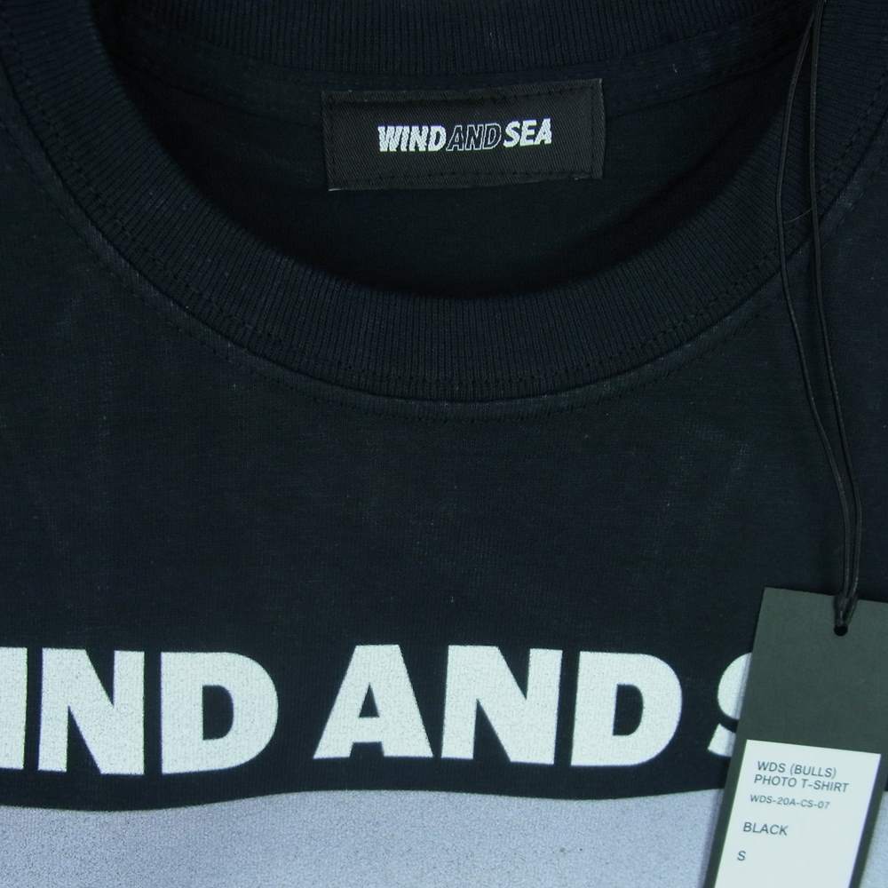WIND AND SEA ウィンダンシー WDS-20A-CS-07 PHOTO T-SHIRT 半袖 Tシャツ ブラック系 S【新古品】【未使用】【中古】