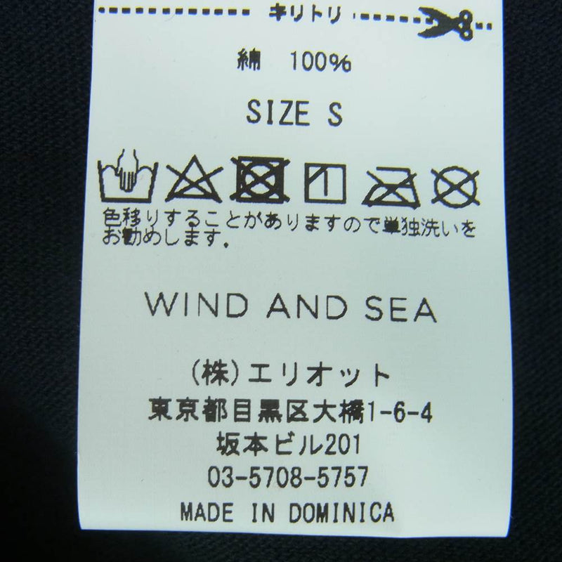 WIND AND SEA ウィンダンシー WDS-20A-CS-05 PHOTO T-SHIRT 半袖 Tシャツ ブラック系 S【新古品】【未使用】【中古】