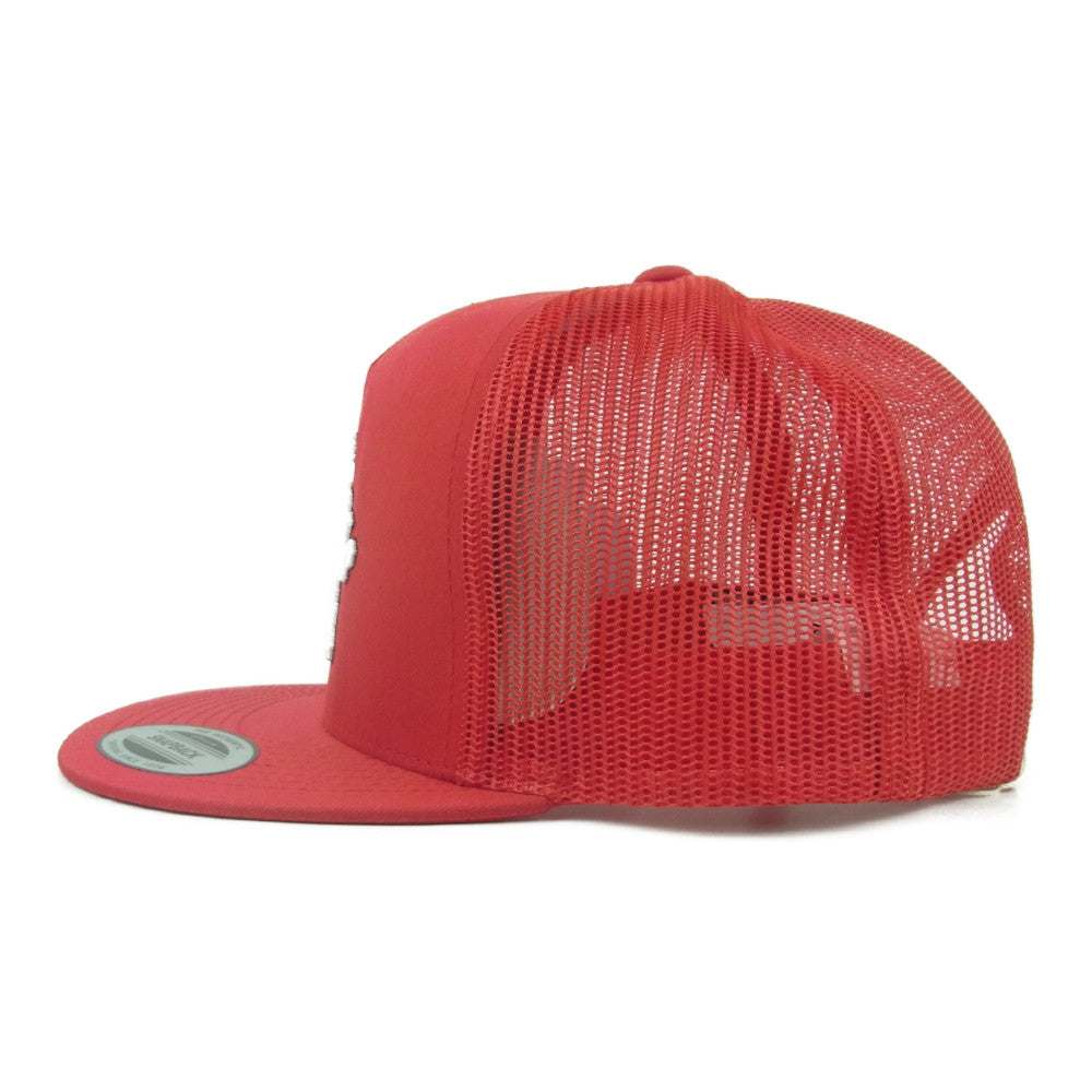 HYSTERIC GLAMOUR ヒステリックグラマー 02213ZI11950 WIND AND SEA ウィンダンシー MESH CAP メッシュ キャップ 帽子 レッド系 FREE【新古品】【未使用】【中古】