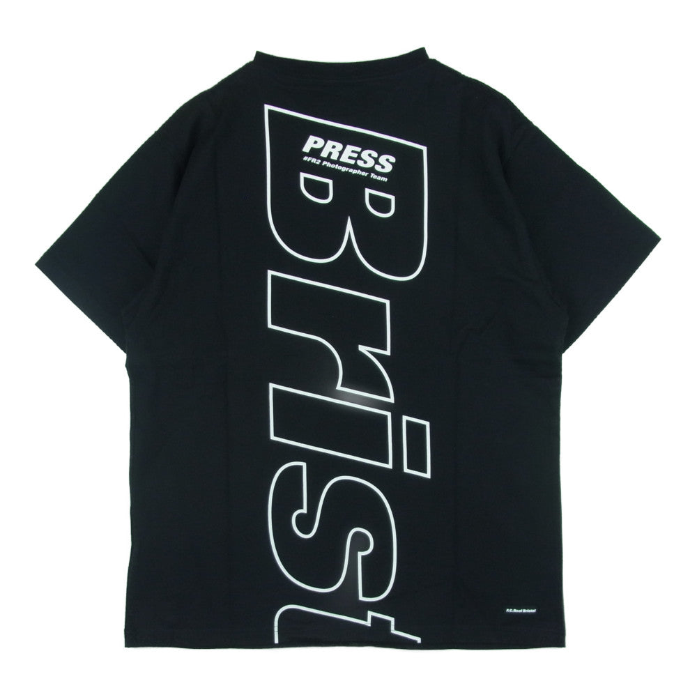 F.C.R.B. エフシーアールビー FCRB-202127 FR2 POCKET TEE ポケット 半袖 Tシャツ ブラック系 S【新古品】【未使用】【中古】