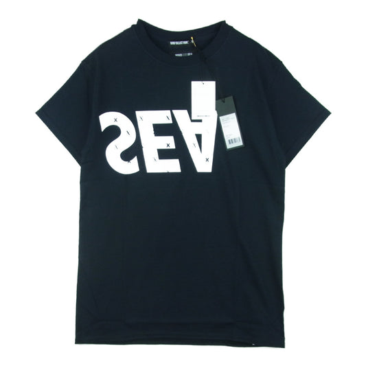 WIND AND SEA ウィンダンシー GX-S20-WSST-01 × GOD SELECTION XXX ゴッドセレクション トリプル エックス ロゴ Tシャツ ブラック系 S【新古品】【未使用】【中古】