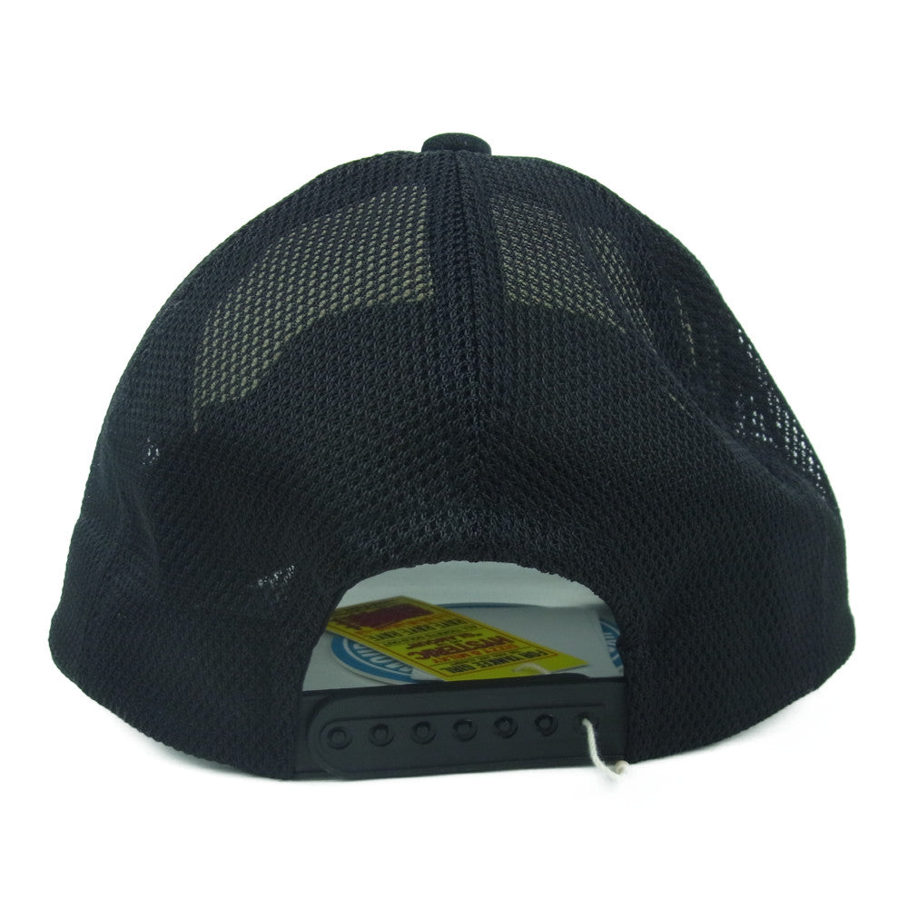 HYSTERIC GLAMOUR ヒステリックグラマー 02213QH06 GENZAI ゲンザイ メッシュ キャップ 帽子 ブラック系 FREE【新古品】【未使用】【中古】