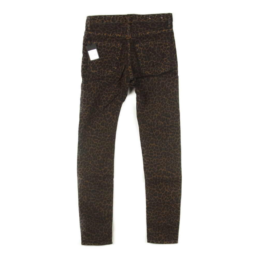 MINEDENIM マインデニム 1902-1001 LEOPARD 5POCKET PANTS レオパード パンツ ブラウン系 6【新古品】【未使用】【中古】