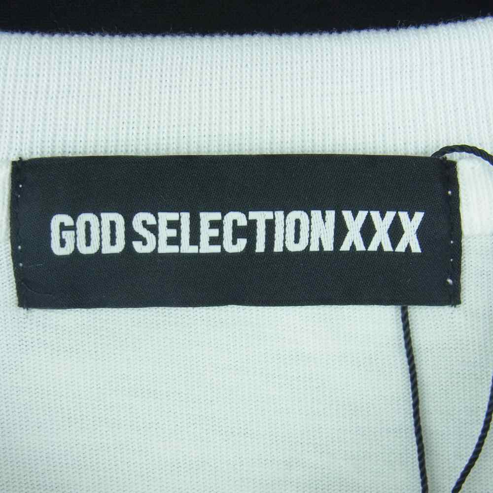 GOD SELECTION XXX ゴッドセレクション GX-S21-SKST-01 XXX バカ殿 半袖 Tシャツ ホワイト系 XL【新古品】【未使用】【中古】