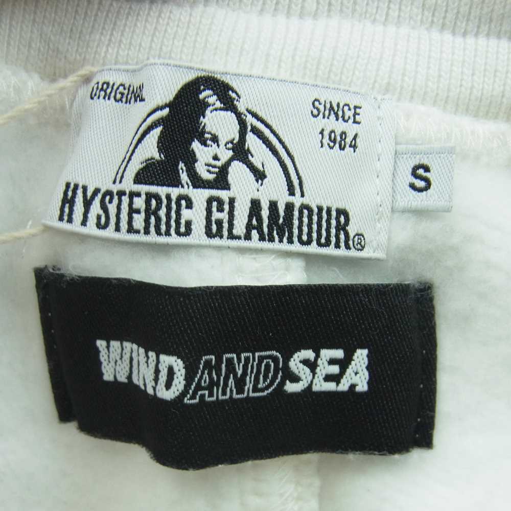 HYSTERIC GLAMOUR ヒステリックグラマー WIND AND SEA ウィンダンシー 02203CP07 WDS SWEAT PANTS スウェット パンツ ホワイト系 S【新古品】【未使用】【中古】
