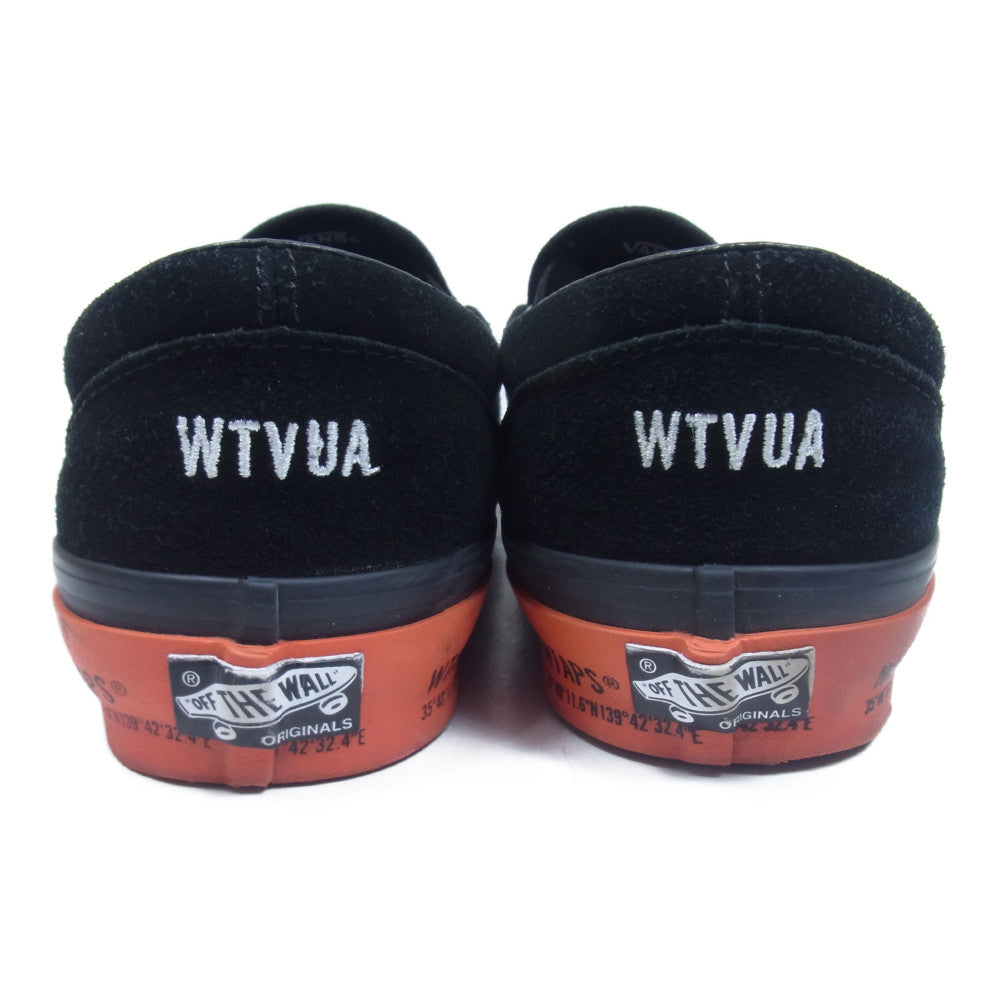 WTAPS ダブルタップス VANS OG CLASSIC SLIP-O バンズ クラシック スリッポン スニーカー ブラック系 US10【中古】