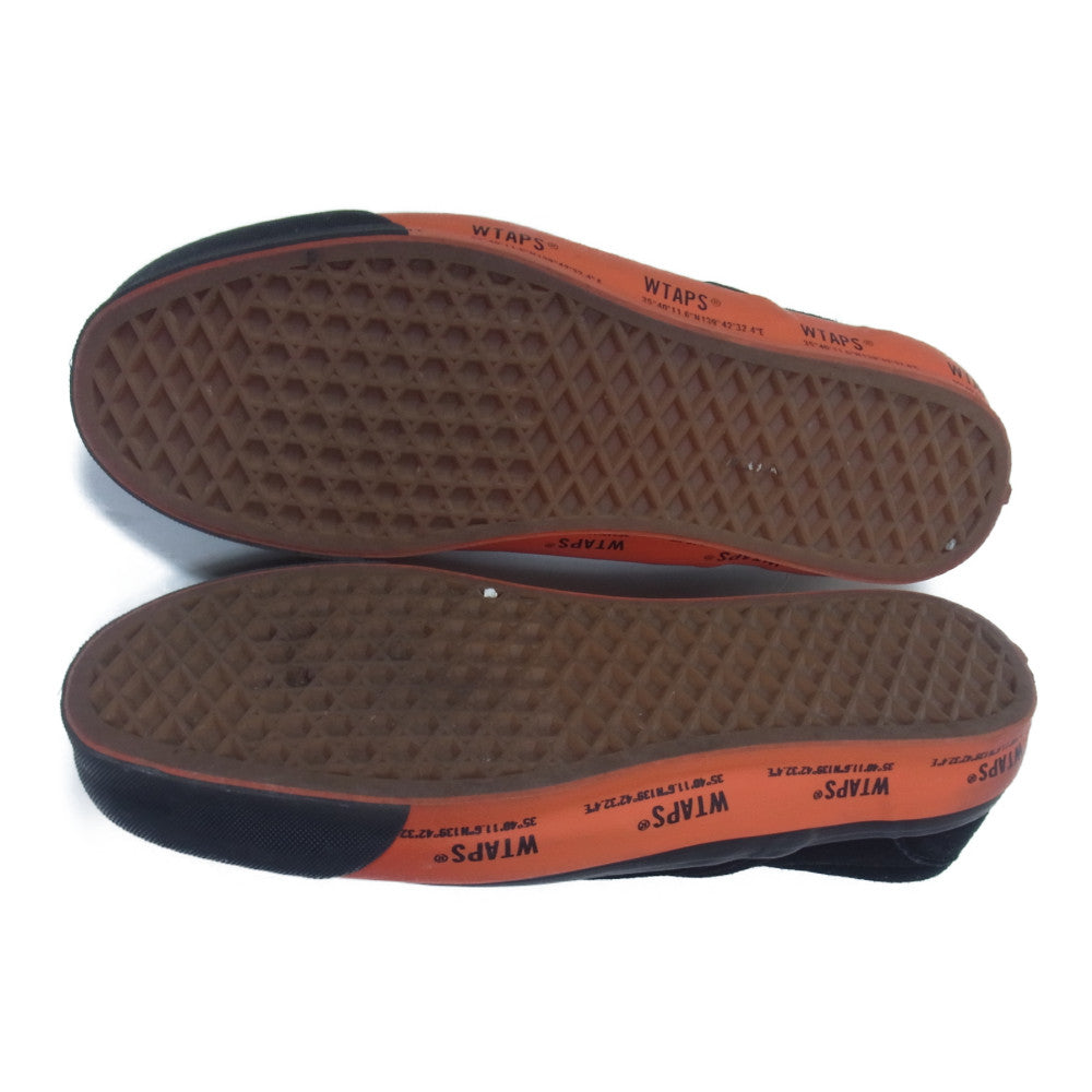 WTAPS ダブルタップス VANS OG CLASSIC SLIP-O バンズ クラシック スリッポン スニーカー ブラック系 US10【中古】