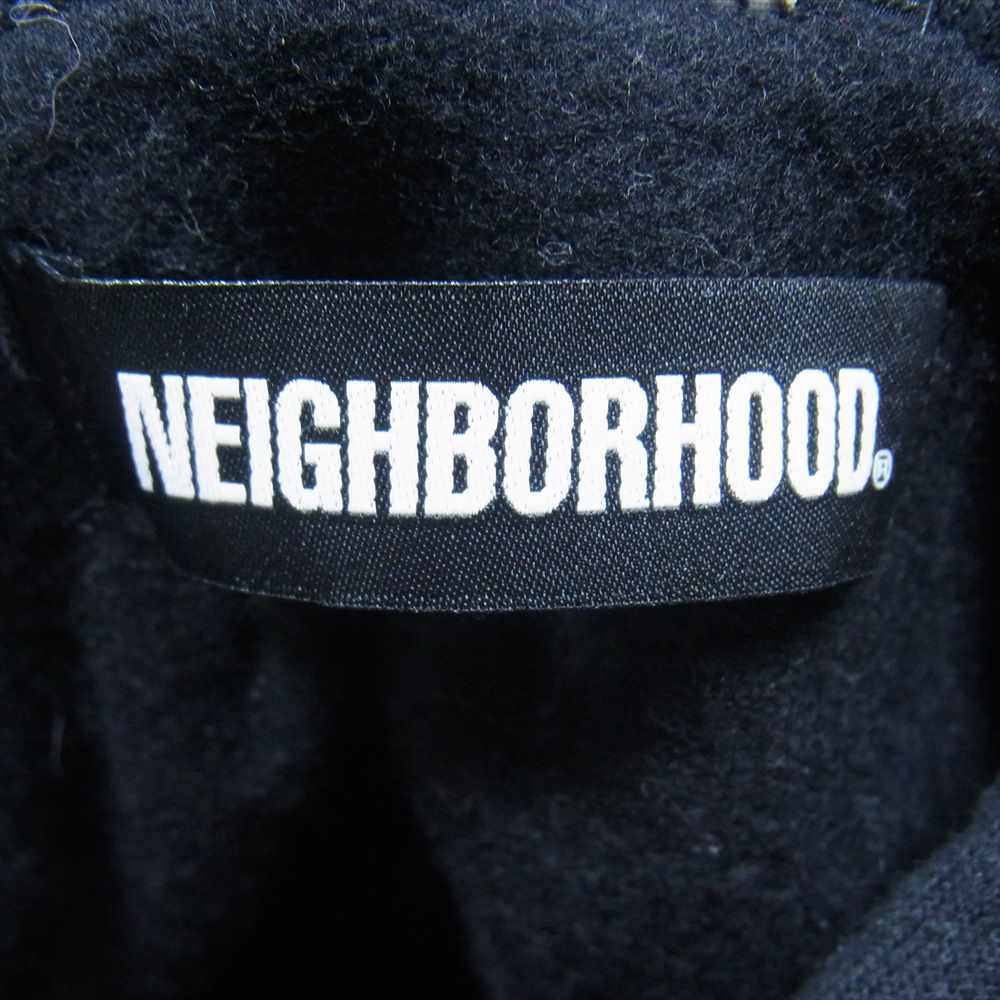 NEIGHBORHOOD ネイバーフッド × BOUNTY HUNTER ロゴ プリント プルオーバー パーカー ブラック系 L【中古】