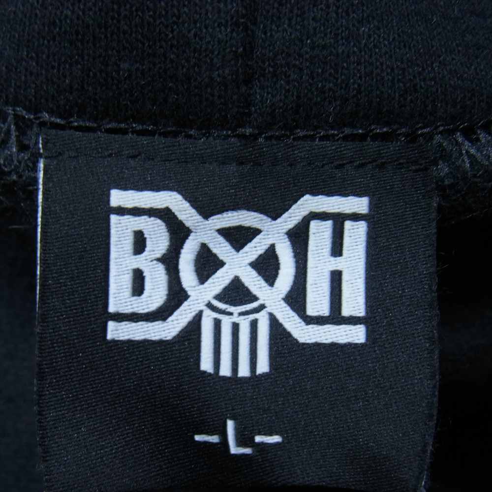 NEIGHBORHOOD ネイバーフッド × BOUNTY HUNTER ロゴ プリント プルオーバー パーカー ブラック系 L【中古】