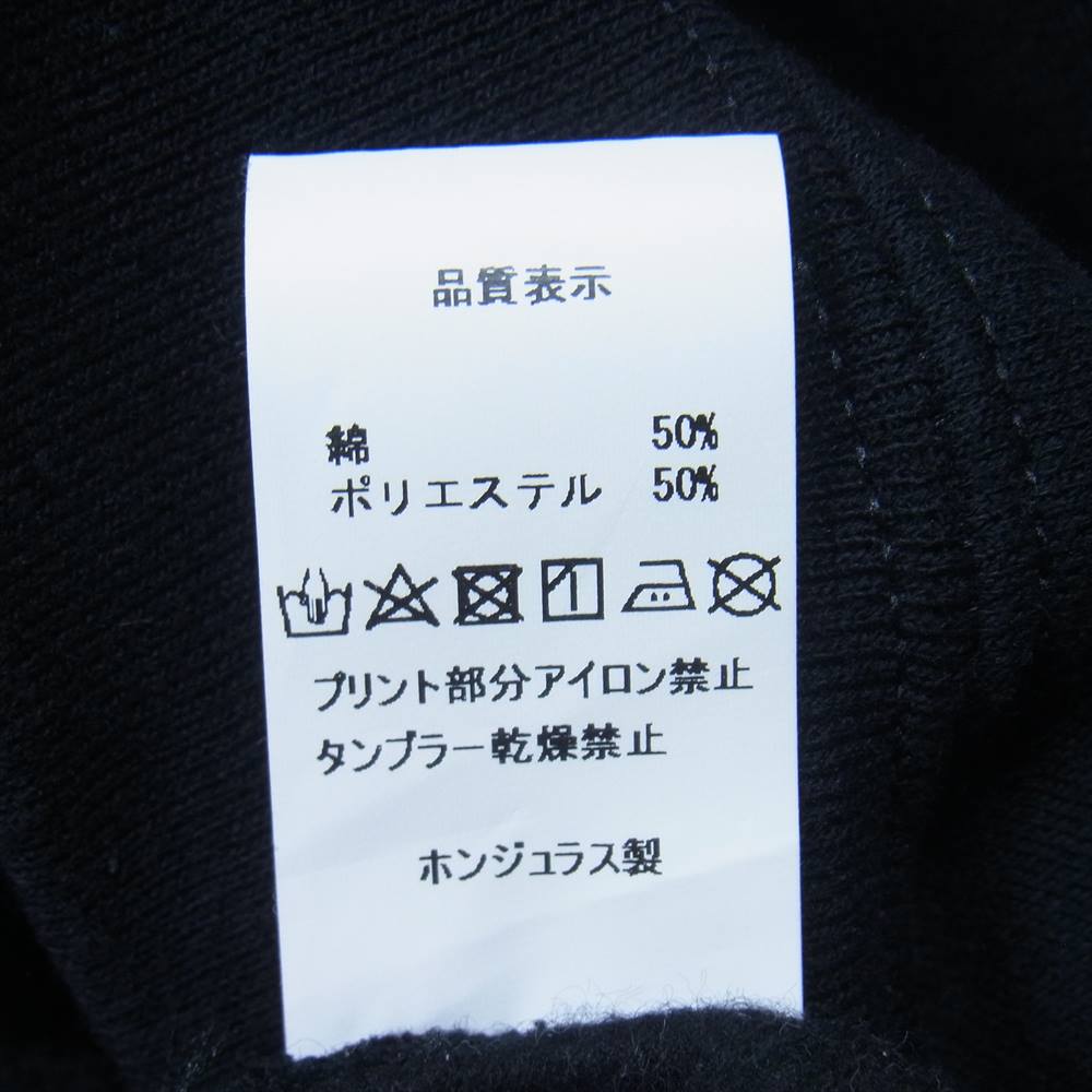 NEIGHBORHOOD ネイバーフッド × BOUNTY HUNTER ロゴ プリント プルオーバー パーカー ブラック系 L【中古】