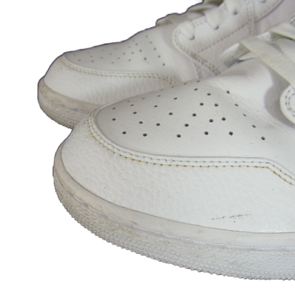 NIKE ナイキ 554724-130 AIR JORDAN 1 MID エアジョーダン ミッド スニーカー ホワイト系 30cm【中古】