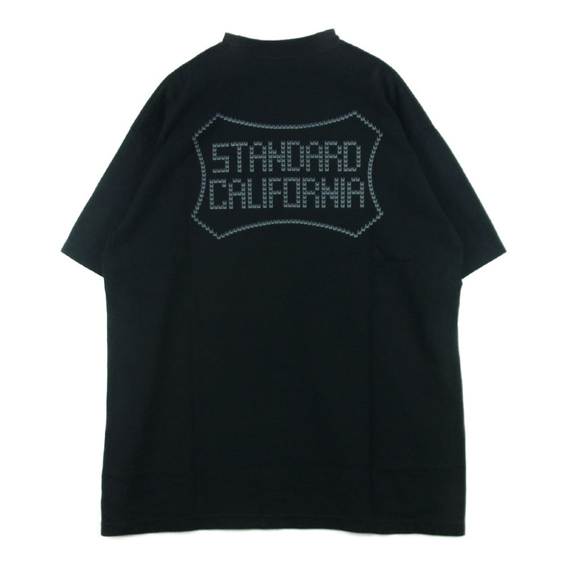 HTC エイチティーシー STANDARD CALIFORNIA スタンダードカリフォルニア SD 20TH SHIELD LOGO シールドロゴ 半袖 Tシャツ ブラック系 L【新古品】【未使用】【中古】