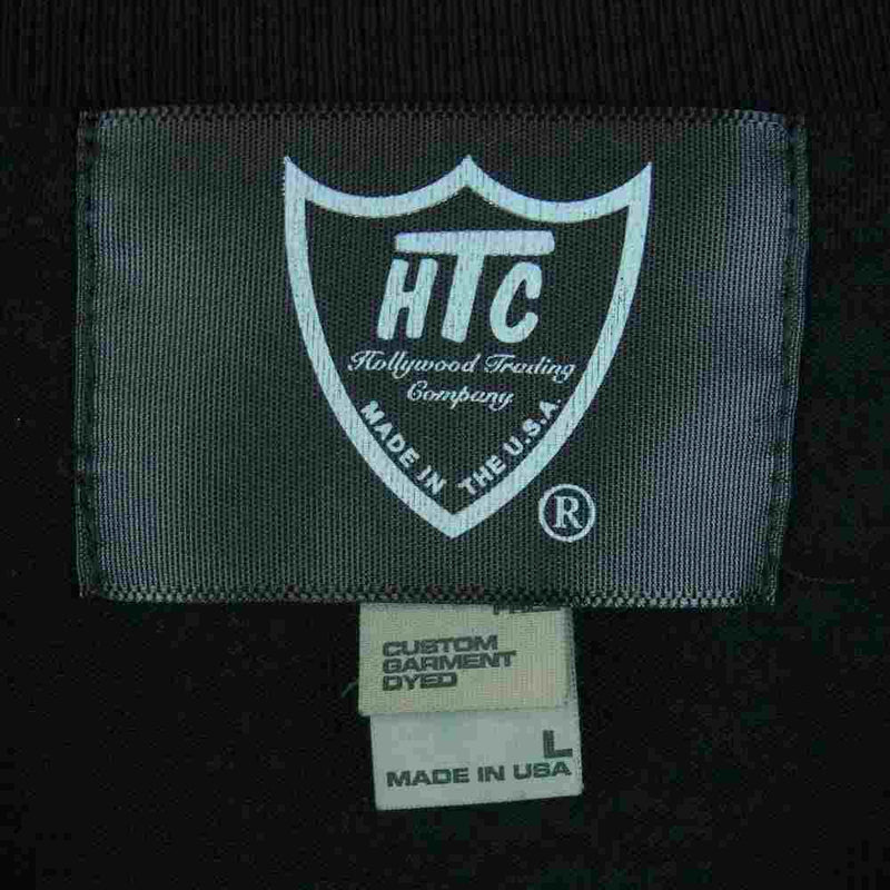 HTC エイチティーシー STANDARD CALIFORNIA スタンダードカリフォルニア SD 20TH SHIELD LOGO シールドロゴ 半袖 Tシャツ ブラック系 L【新古品】【未使用】【中古】