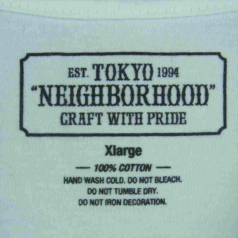 NEIGHBORHOOD ネイバーフッド 20SS 201PCNON-ST02 NHON-2 / C-TEE.SS プリント 半袖 Tシャツ ホワイト系 XL【新古品】【未使用】【中古】