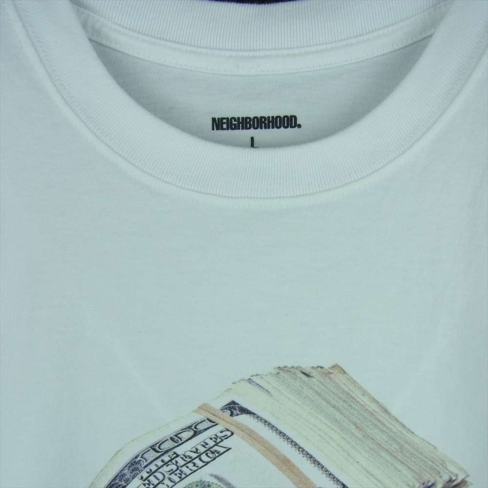 NEIGHBORHOOD ネイバーフッド 22AW NBHD Tee ロゴ半袖Tシャツ ブラック 222LB13N-ST01S