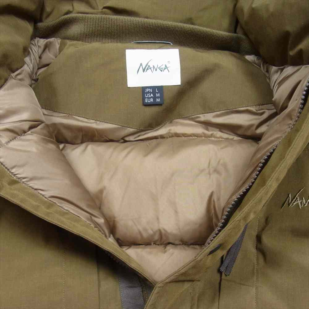 NANGA ナンガ N1TCYG2 TAKIBI DOWN JACKET COYOTE 焚火 タキビ ダウン ジャケット コヨーテ L【新古品】【未使用】【中古】