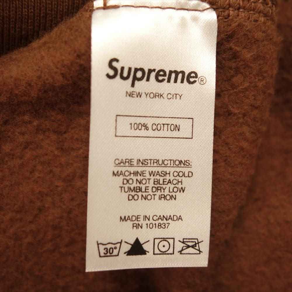 Supreme シュプリーム 19AW Bandana Box Logo Hooded Sweatshirt バンダナ ボックス ロゴ フーデット スウェット シャツ パーカー ブラウン系 L【極上美品】【中古】