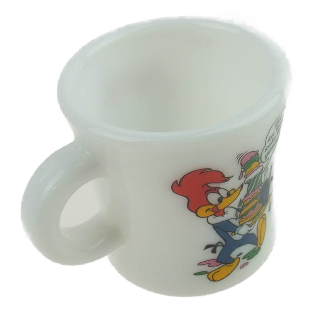 HYSTERIC GLAMOUR ヒステリックグラマー Fire King ファイアーキング ホウケイ酸ガラス マグカップ コップ ホワイト ホワイト系【新古品】【未使用】【中古】