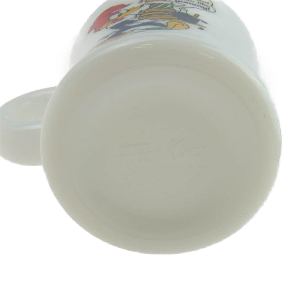 HYSTERIC GLAMOUR ヒステリックグラマー Fire King ファイアーキング ホウケイ酸ガラス マグカップ コップ ホワイト ホワイト系【新古品】【未使用】【中古】