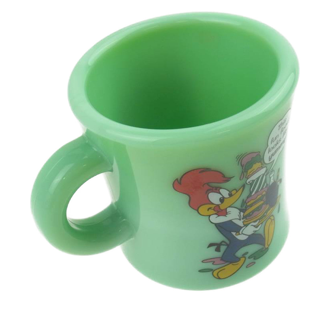 HYSTERIC GLAMOUR ヒステリックグラマー Fire King ファイアーキング ホウケイ酸ガラス マグカップ コップ グリーン グリーン系【新古品】【未使用】【中古】