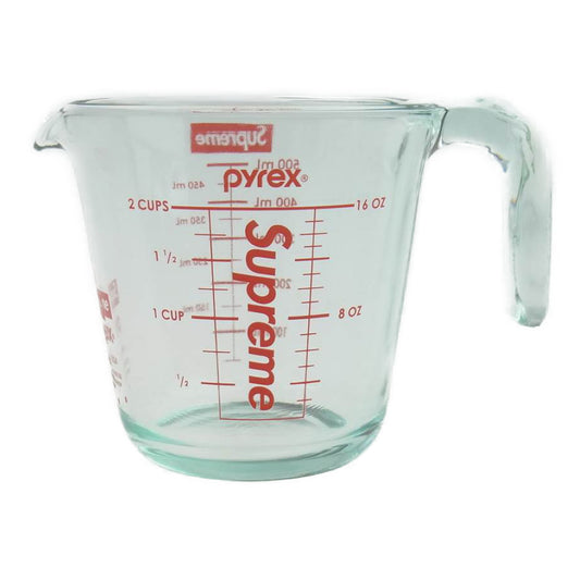 Supreme シュプリーム 19AW Pyrex 2-Cup Measuring Cup Clear パイレックス メジャー 計量カップ クリア系【美品】【中古】