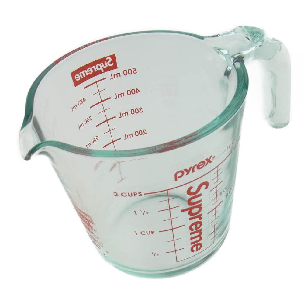 Supreme シュプリーム 19AW Pyrex 2-Cup Measuring Cup Clear パイレックス メジャー 計量カップ クリア系【美品】【中古】