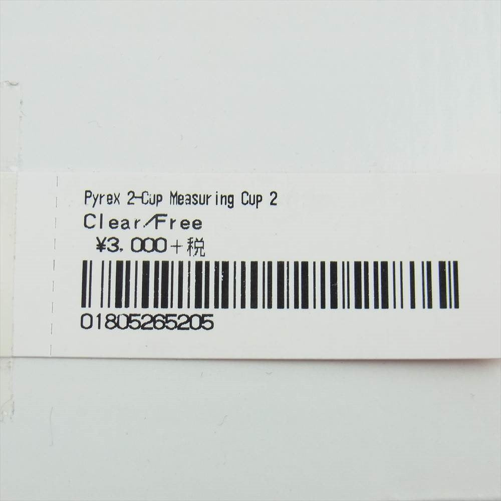 Supreme シュプリーム 19AW Pyrex 2-Cup Measuring Cup Clear パイレックス メジャー 計量カップ クリア系【美品】【中古】